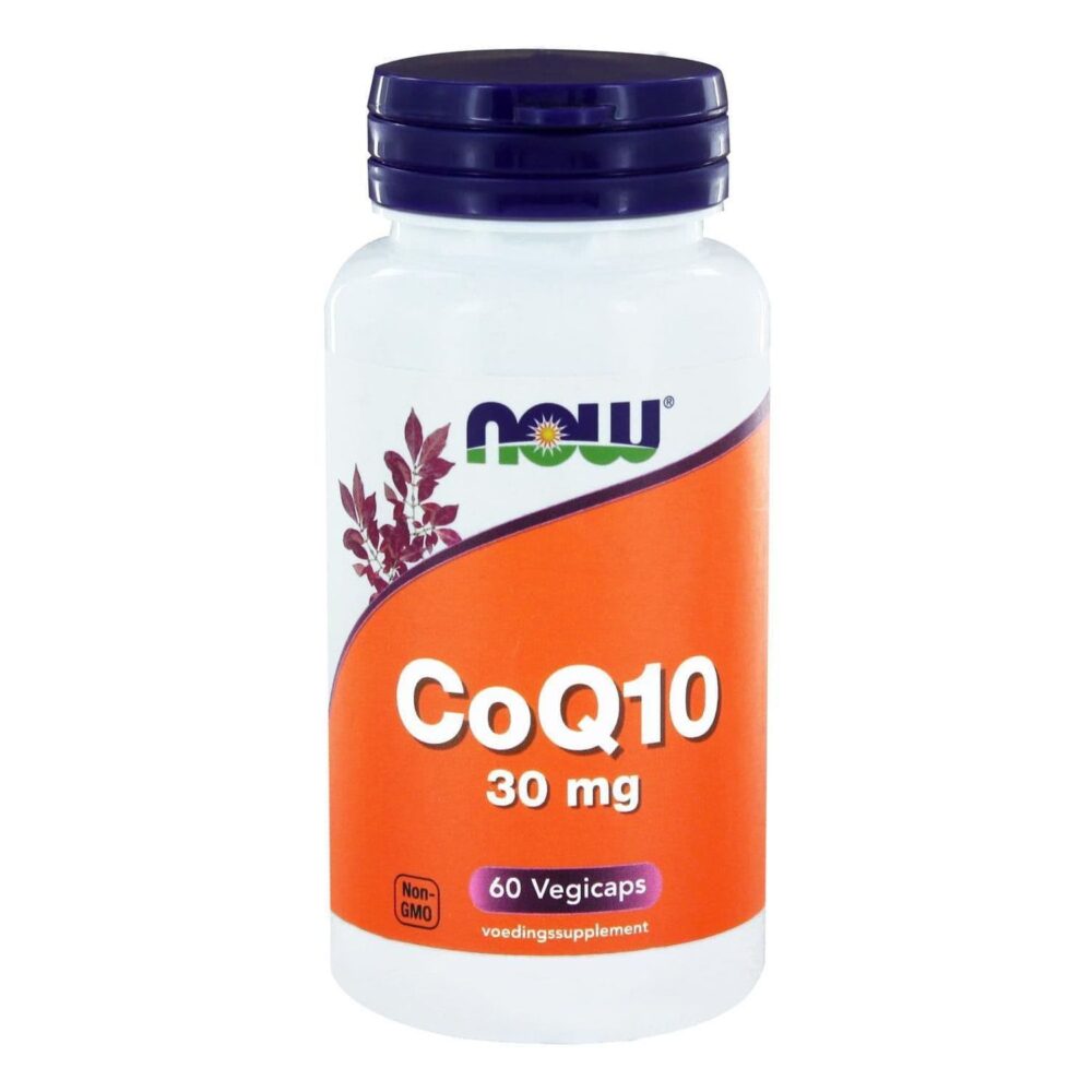 NOW CoQ10 (Coenzyme Q10) 30 мг 60 капсул