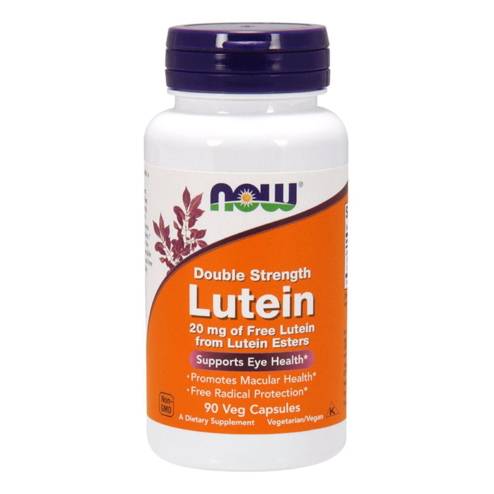 NOW Lutein 20 мг (FROM ESTERS) 90 капсул