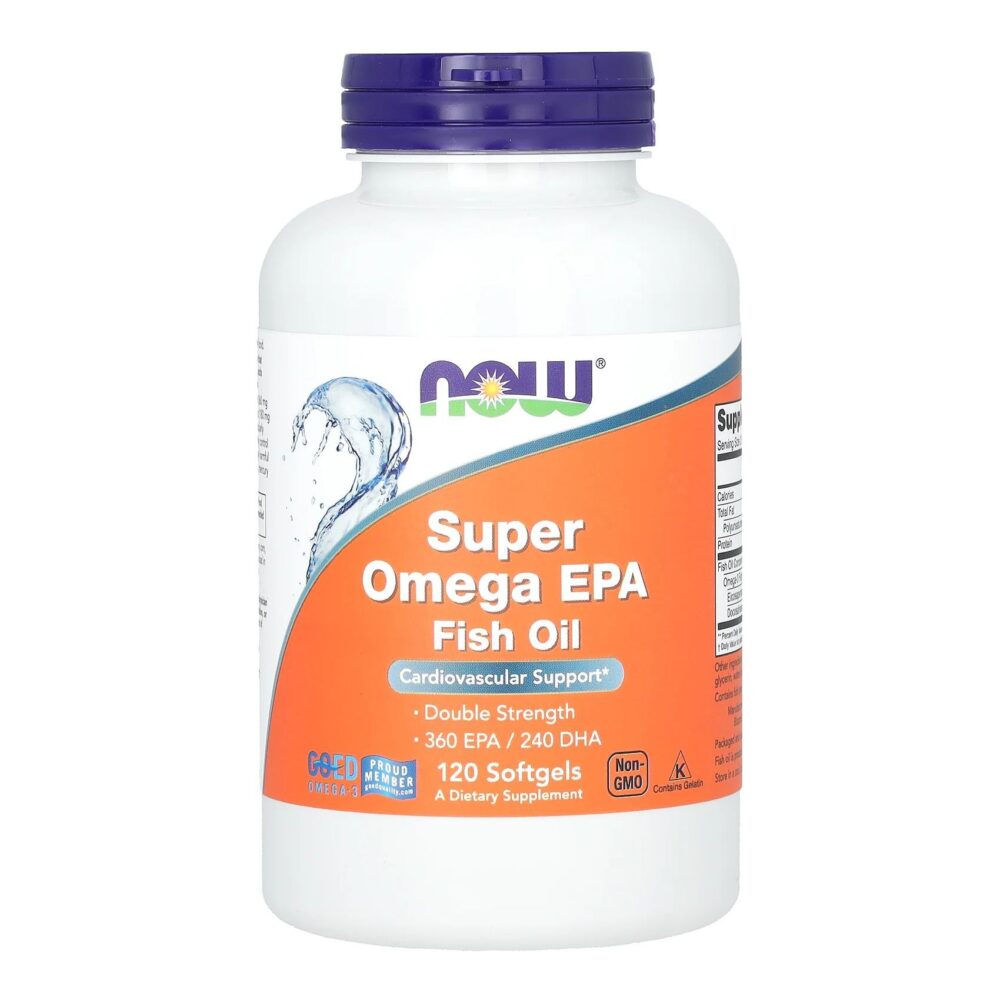 NOW Super Omega EPA 1200 мг 120 капсул