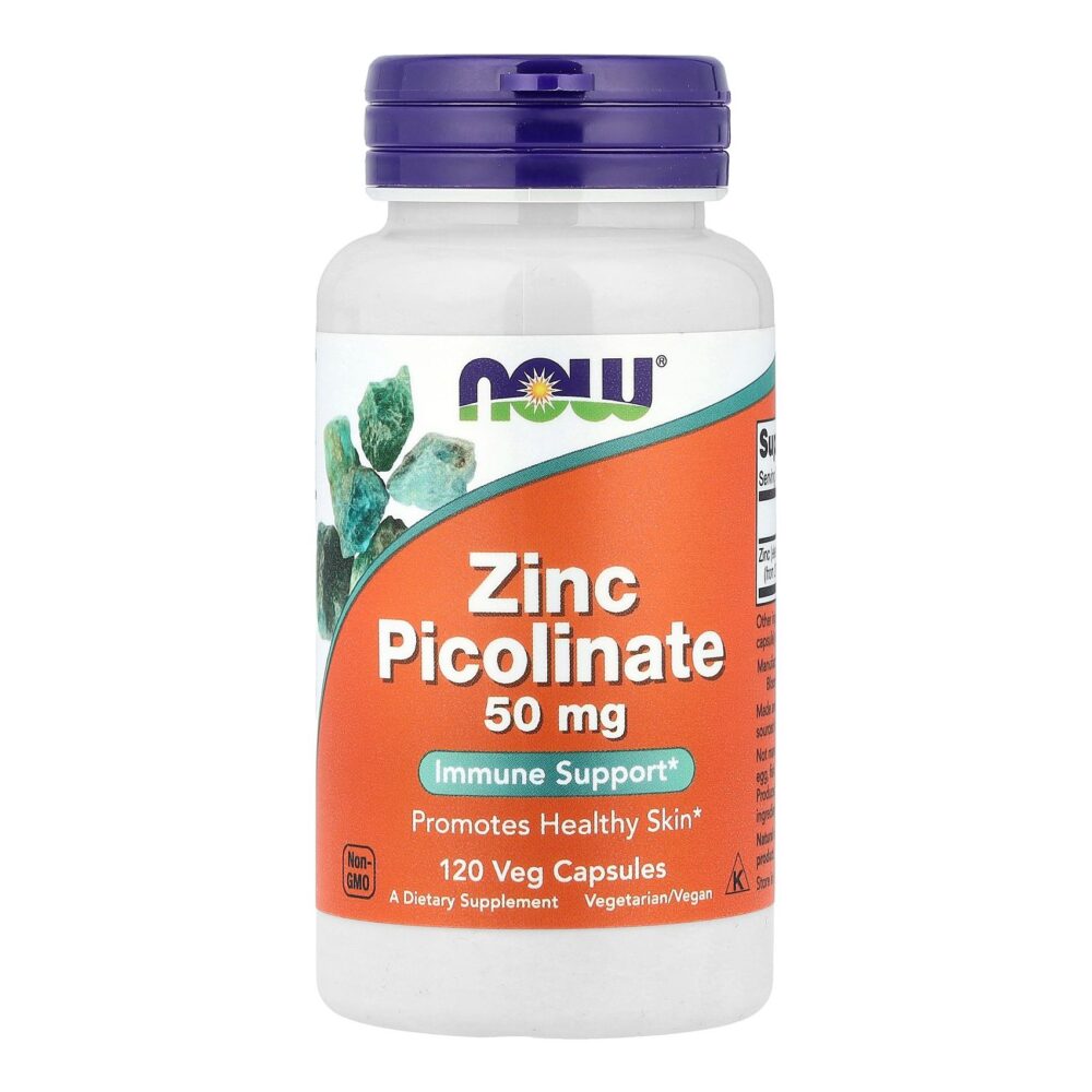NOW Zinc Picolinate 50 мг 120 капс